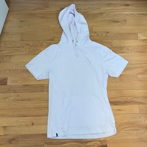Mens Medium Short Sleeve Hoodie